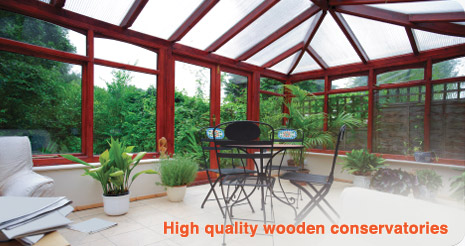 Wooden conservatories